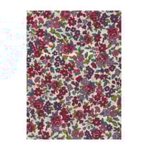 Coupon de tissu Frou Frou - 45x55 cm - Fleuri bordeaux glamour