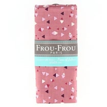 Coupon de tissu Kirigami rose poudré - 45x55 cm