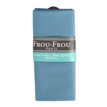 Coupon tissu uni - 45 x 55 cm - Bleu intense