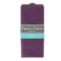 Coupon de tissu Frou Frou - 45x55 cm - Uni prune