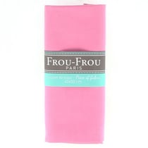 Coupon de tissu Frou Frou - 45x55 cm - Uni rose