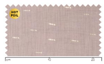 Coupon de tissu double gaze - 50 x 130 cm - Rose et or