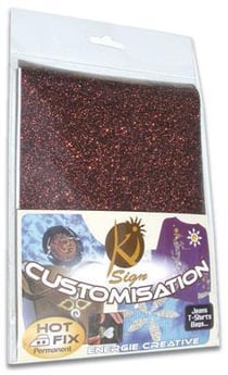 Tissu thermocollant marron (15x20cm)