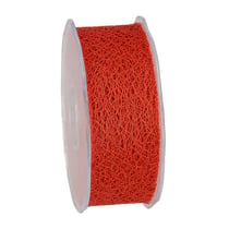 Ruban Toile d'Araignée 3.8cm - Rouge