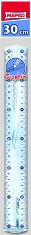 Triple décimètre tracage geometric ( 30 cm )