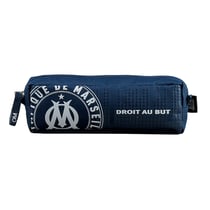 Trousse La Plume Dorée - Olympique de Marseille - 1 compartiment - Carré - Bleu