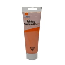 Tube peinture acrylique - 120ml - mat corail