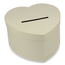 Urne en carton kraft - Cœur - 25 cm