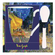 Van gogh mug cuillere cafe le soir