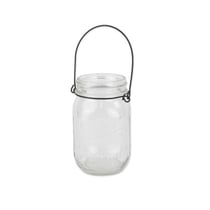 Vase photophore avec anse métal