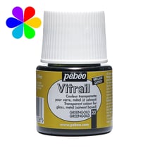 Peinture Vitrail Pébéo 45 ml - Green Gold