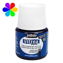 Peinture Vitrea 160 45ml - Pébéo Brillant - Lapis bleu