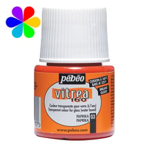 Peinture Vitréa Brillante Pébéo 45 ml - Paprika