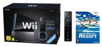 Console Nintendo Wii Noire + Télécomande Wii Plus + Wii Sports + Wii Sports Resort
