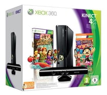 Console XBOX 360 (4 Go) + Capteur Kinect + Kinect Adventures + Carnival + Xbox LIVE Gold 3 mois