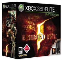 Console Xbox 360 Elite Noire (120 Go) + Resident Evil 5 + Manette sans fil noire + un casque-microident Evil