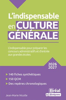 L'indispensable en culture générale - 2026-2027