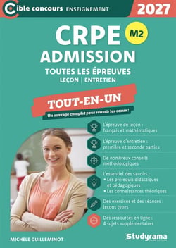 CRPE - Admission - Toutes les épreuves - Concours 2027