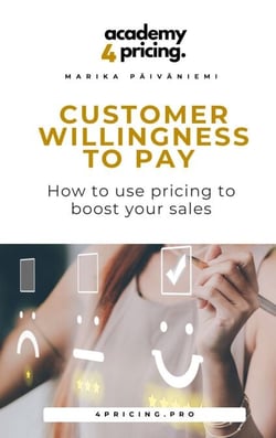Customer willingness to pay - How to use pricing to boost your sales