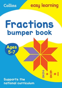 Fractions Bumper Book Ages 5-7 - Prepare for school with easy home learning