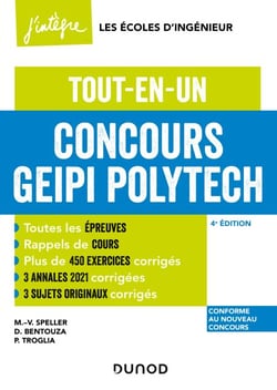 Concours Geipi Polytech - 4e éd. - Tout-en-un