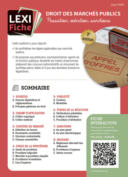 Droit des marchés publics (2e édition) - Passation, exécution, sanctions
