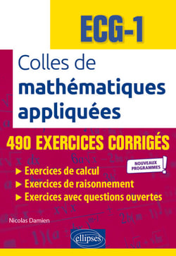 Colles de Mathématiques appliquées - ECG-1 - Nouveaux programmes
