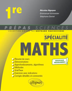 Spécialité Mathématiques - 1re - nouveaux programmes