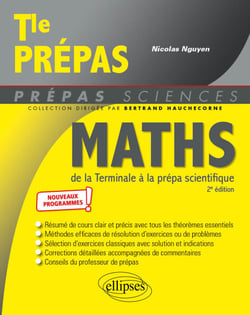 Maths de la Tle à la prépa scientifique - Nouveaux programmes