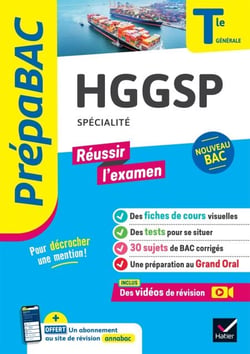 Prépabac Réussir l'examen - HGGSP Tle générale (spécialité) - Bac 2027 - fiches de révision, sujets de bac corrigés &amp; vidéos
