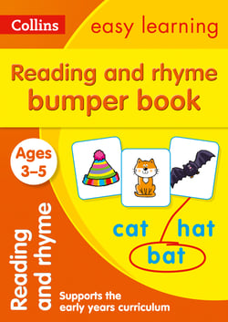 Reading and Rhyme Bumper Book Ages 3-5 - Prepare for Preschool with easy home learning
