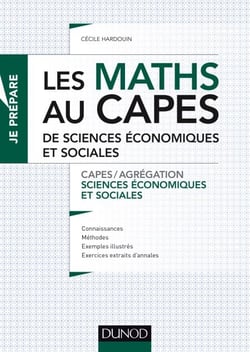 Les maths au CAPES de Sciences économiques et sociales - Capes/Agrégation Sciences économiques et sociales