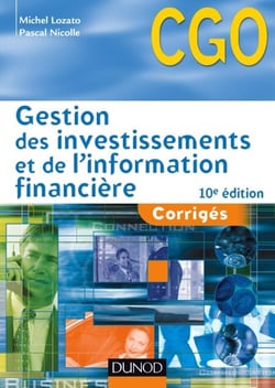 Gestion des investissements et de l'information financière - 10e éd - Corrigés
