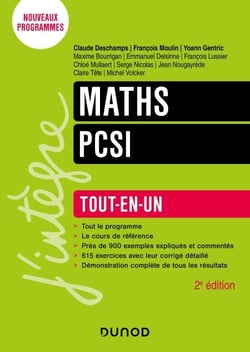 Maths PCSI - 2e éd. - Tout-en-un