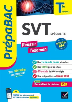 Prépabac Réussir l'examen - SVT Tle générale (spécialité) - Bac 2027 - fiches de révision, sujets de bac corrigés &amp; vidéos