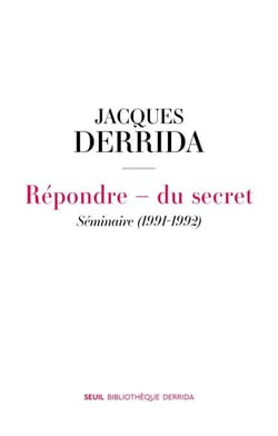 Répondre - Du secret - Séminaire (1991-1992)