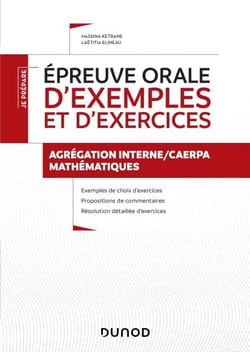 Epreuve orale d'exemples et d'exercices - Agrégation interne/CAERPA mathématiques