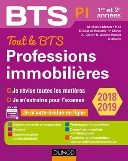 Tout le BTS Professions immobilières - 2018/2019 - 1re et 2e années