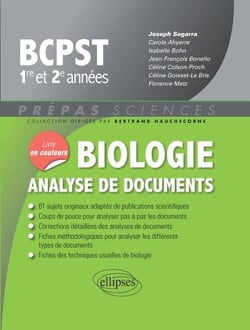 Biologie - Analyse de documents - BCPST 1re et 2e années