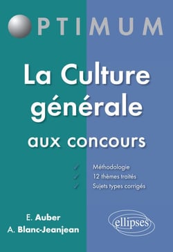 La Culture générale  aux concours