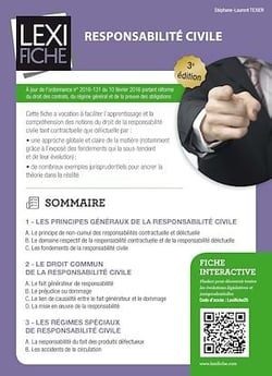 Responsabilité civile (3ème édition)