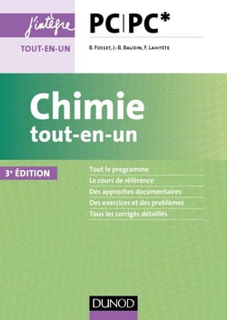 Chimie tout-en-un PC-PC* - 3e éd