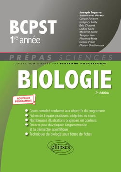 Biologie BCPST1 - Programme 2021