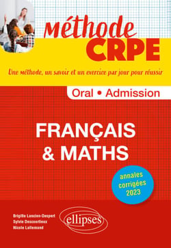 Épreuve d'admission Français &amp; Maths - CRPE