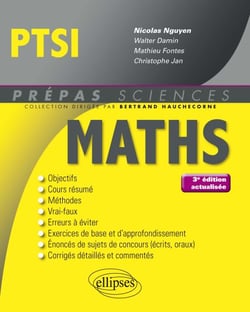 Mathématiques PTSI - 3e édition actualisée