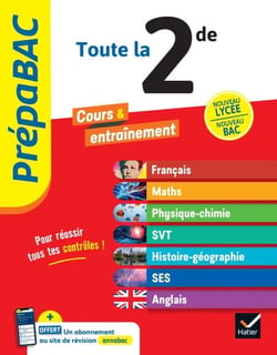 Prépabac - Le tout-en-un 2de (toutes les matières) - 2026-2027 - tout le programme de Seconde