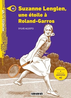 Mondes en VF - Suzanne Lenglen, une étoile à Roland-Garros - Niv. A1 - Ebook