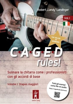 CAGEDrules! Vol 1 - Suonare la chitarra come i professionisti con gli accordi di base Volume I: Shapes maggiori