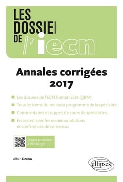 Les dossiers de l'IECN - annales 2017 corrigées