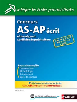 Concours d'entrée Aide-soignant/Auxiliaire de puériculture – épreuves écrites - Ouvrage numérique pdf